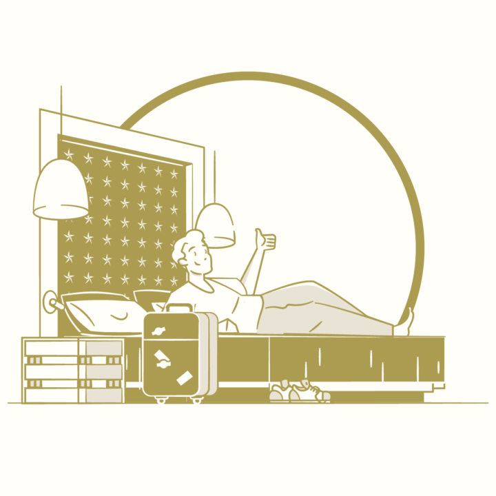 Illustratie Het Anker hotel